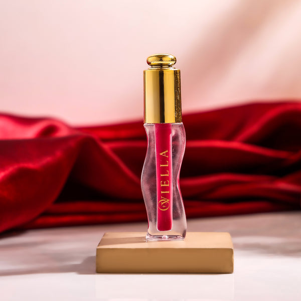Oviella Luxe Curve Liquid Lipstick - Cosmic Red