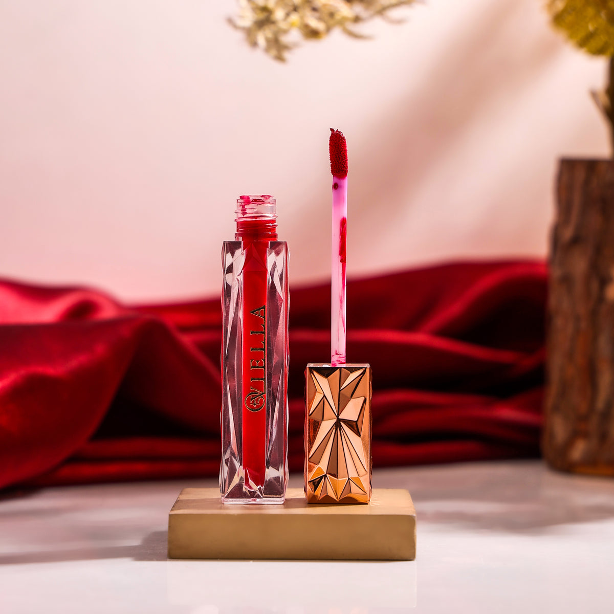 Oviella Crystal Prism liquid Lipstick - Sunset Red