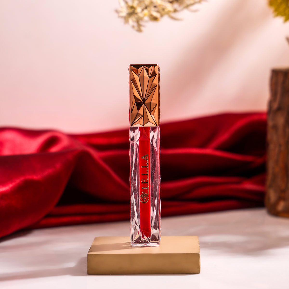 Oviella Crystal Prism Liquid Lipstick - Cosmic Red