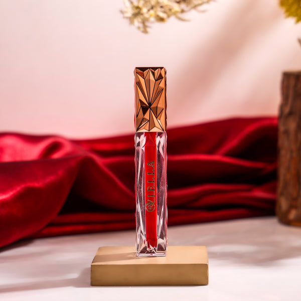 Oviella Crystal Prism Liquid Lipstick - Cosmic Red
