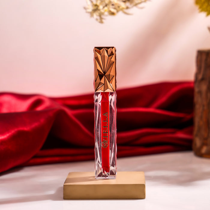 Oviella Crystal Prism Liquid Lipstick - Cosmic Red