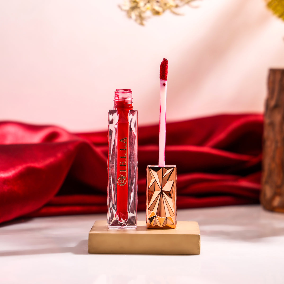 Oviella Crystal Prism Liquid Lipstick - Cosmic Red