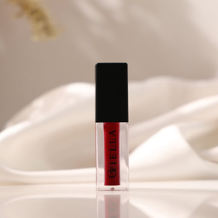 Oviella Matt Cube Liquid Lipstick - Cosmic Red