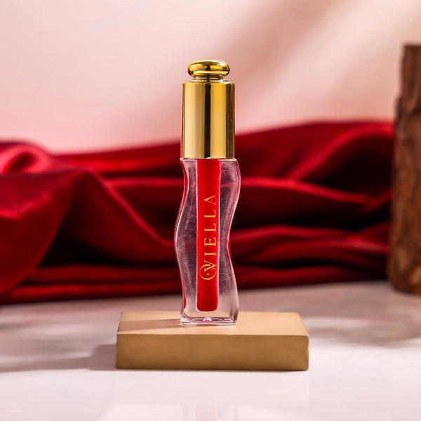 Oviella Luxe Curve Liquid Lipstick - Sunset Red